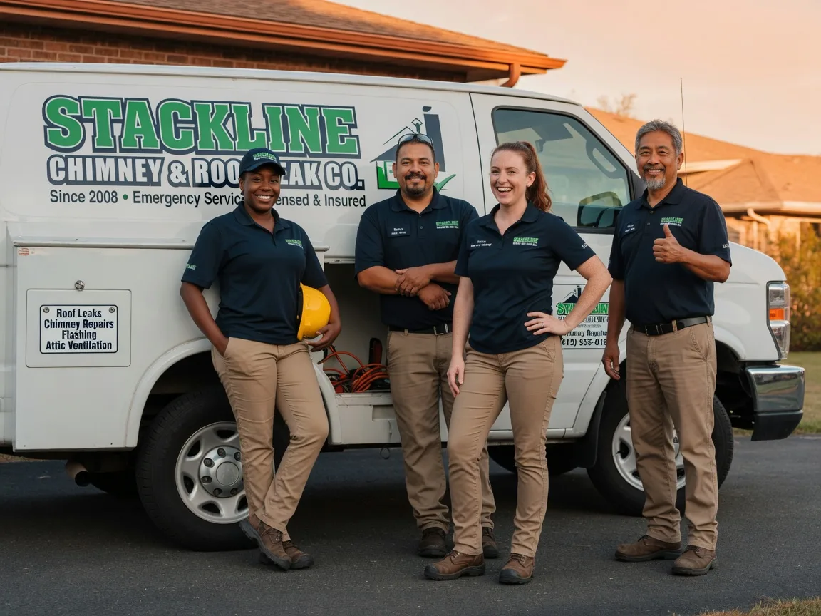 Chimney flashing repair company in Glenpool, OK